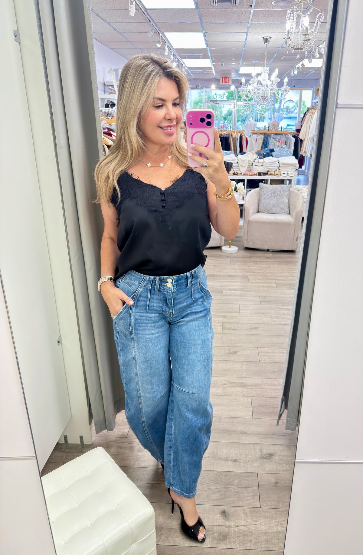 ELSIE - LACE TOP
