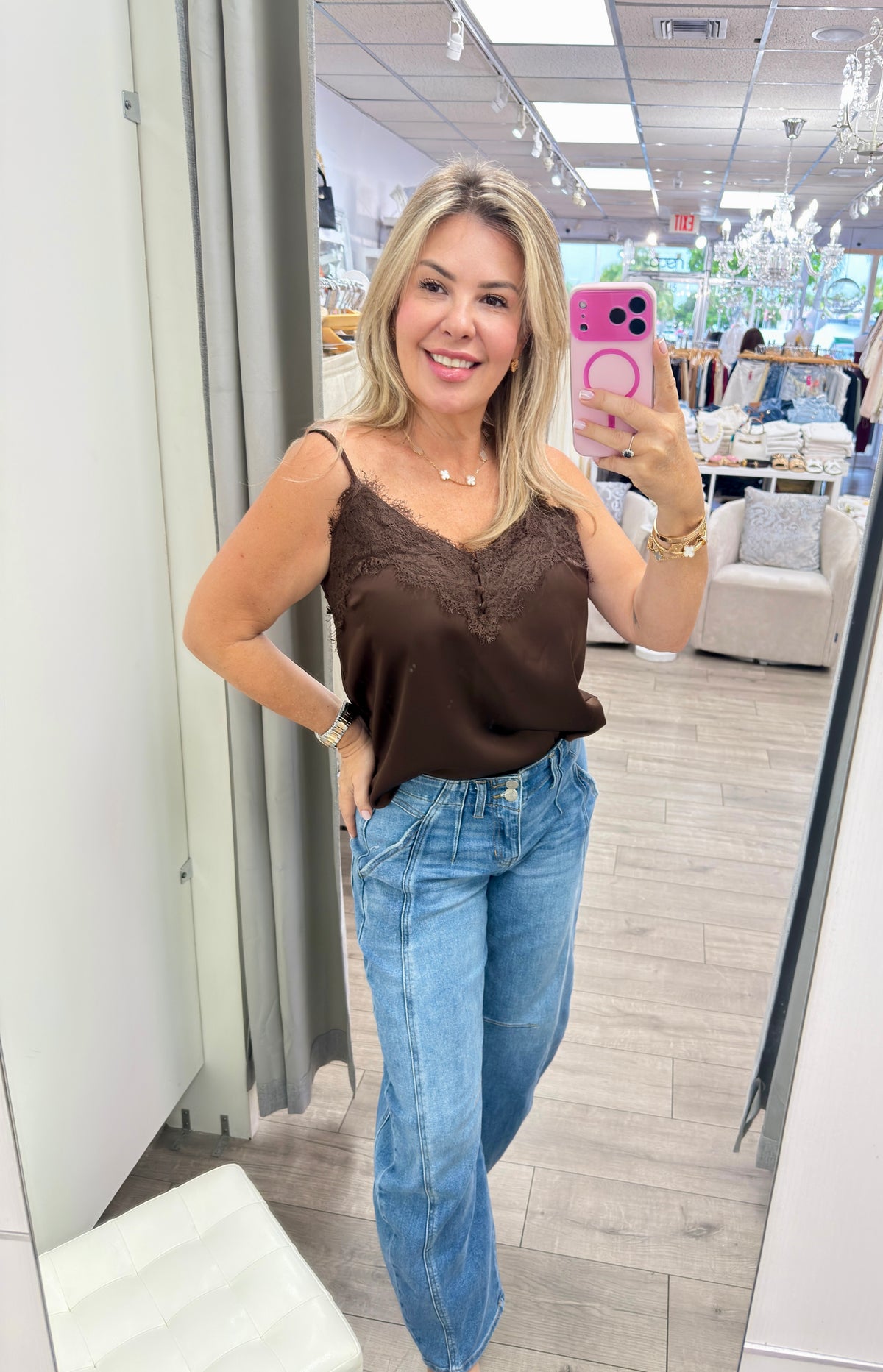 ELSIE - LACE TOP