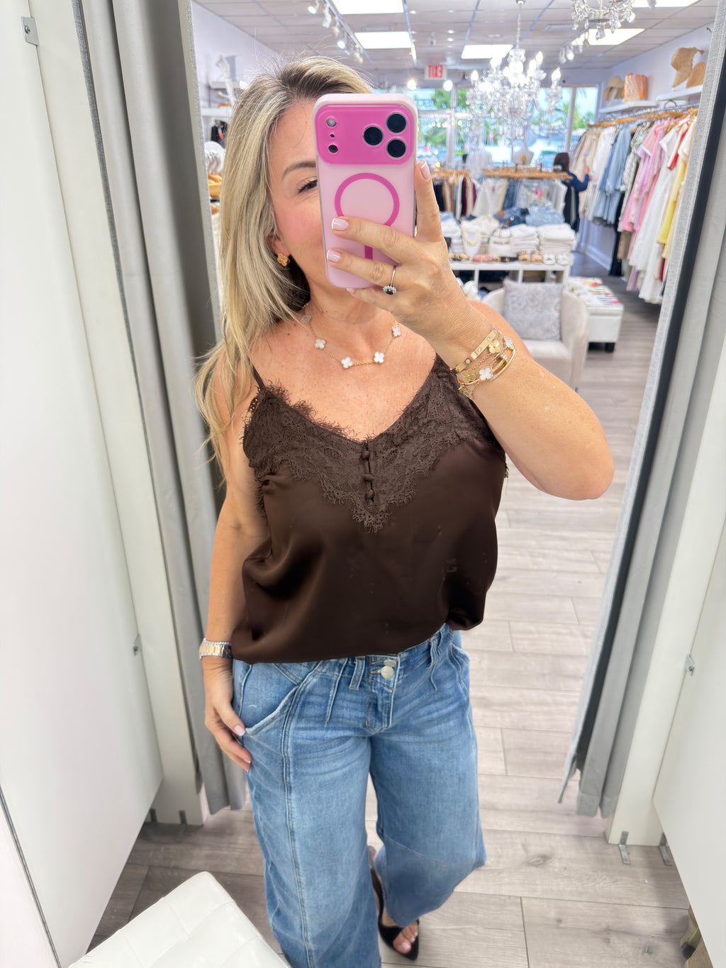 ELSIE - LACE TOP