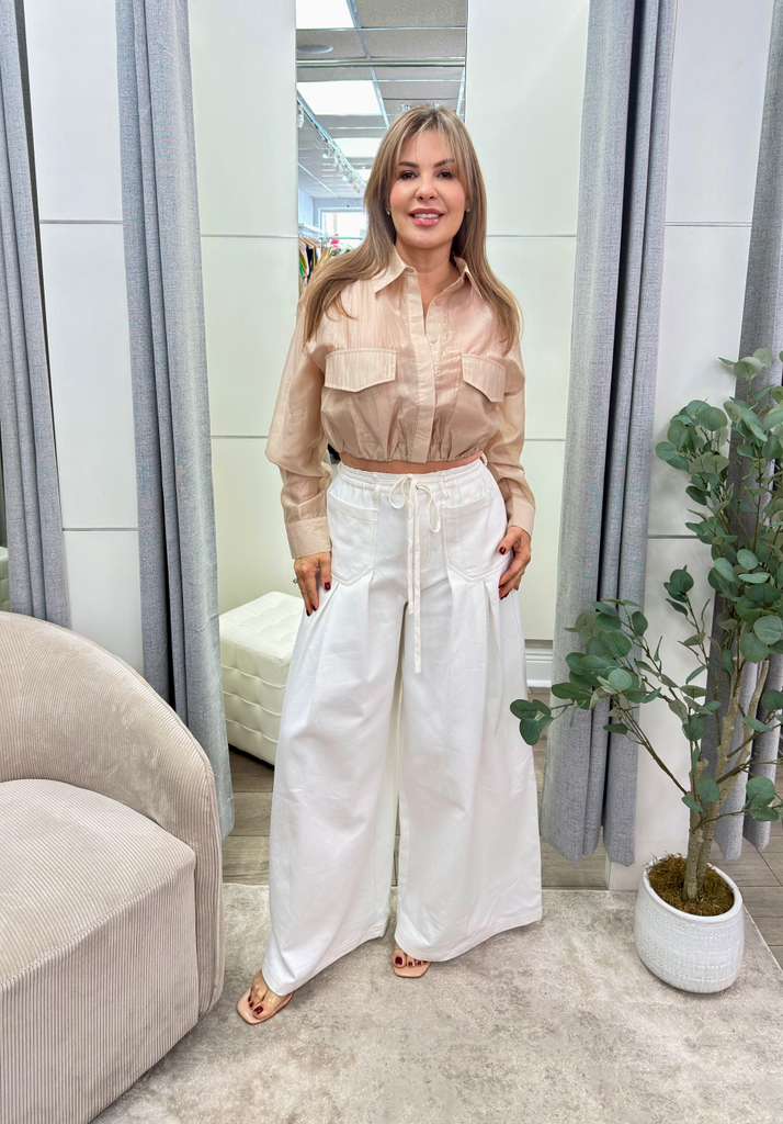 LEILA - WIDE LEG PANT